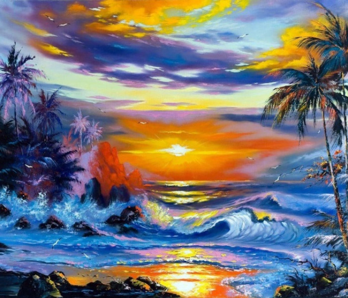 Puzzle - Nova puzzle - Apus de soare